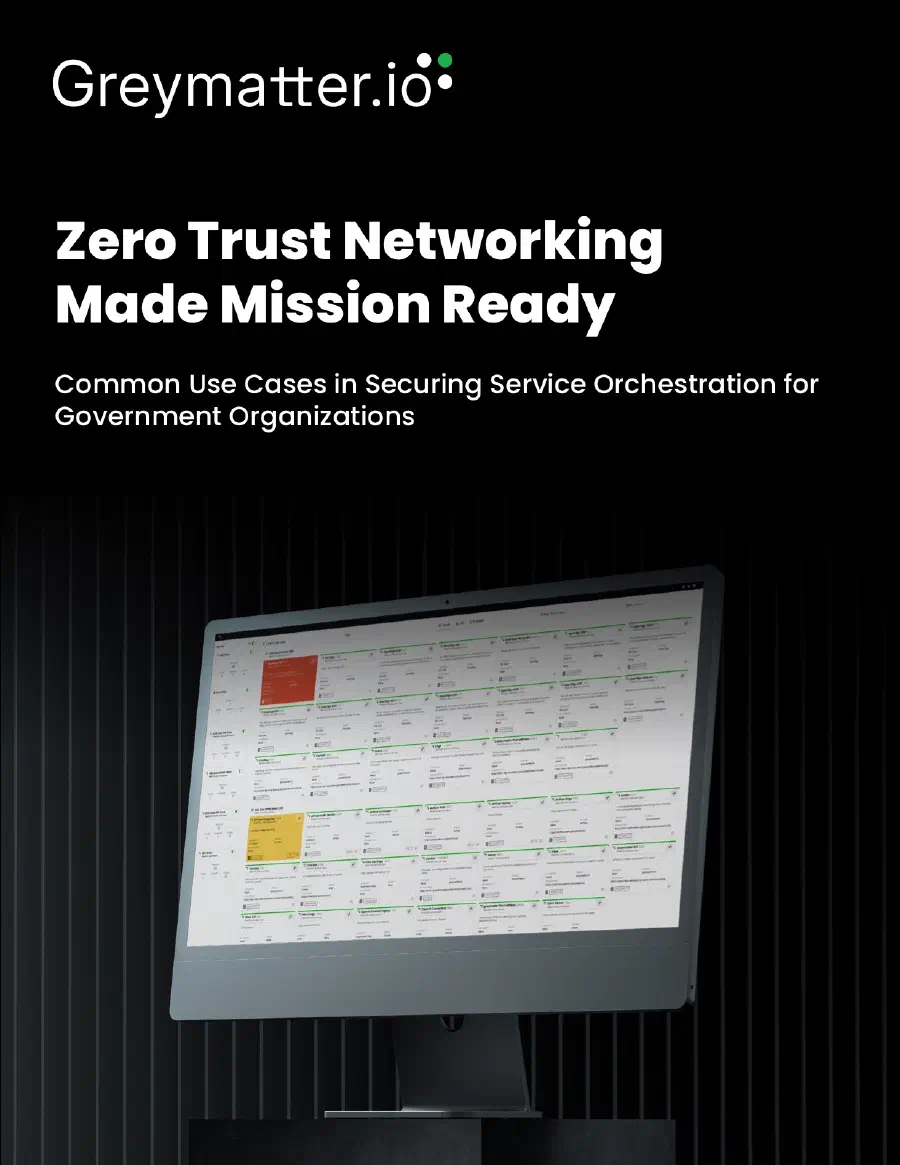 First page of Zero Trust Networking Made Mission Ready